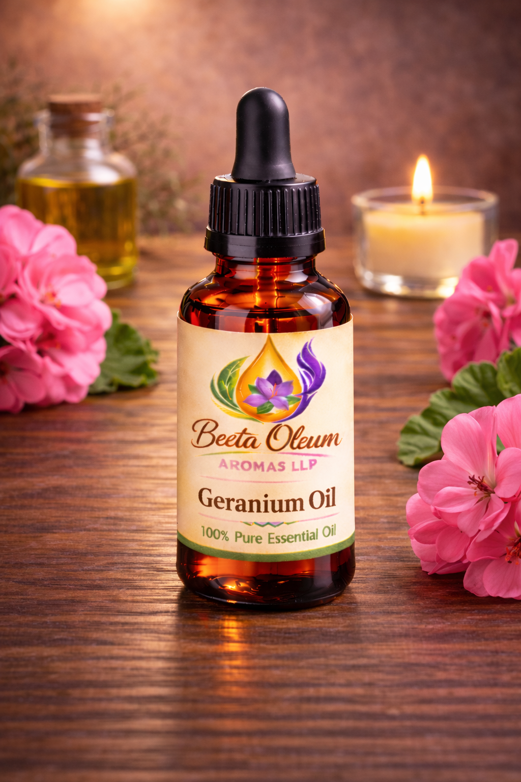 Geranium Oil Bottle